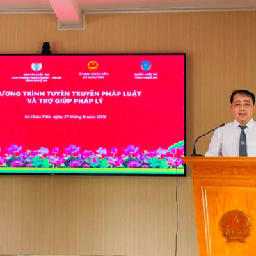Luật sư Huỳnh Phương Nam – Chủ nhiệm Đoàn Luật sư thành phố Hà Nội phát biểu