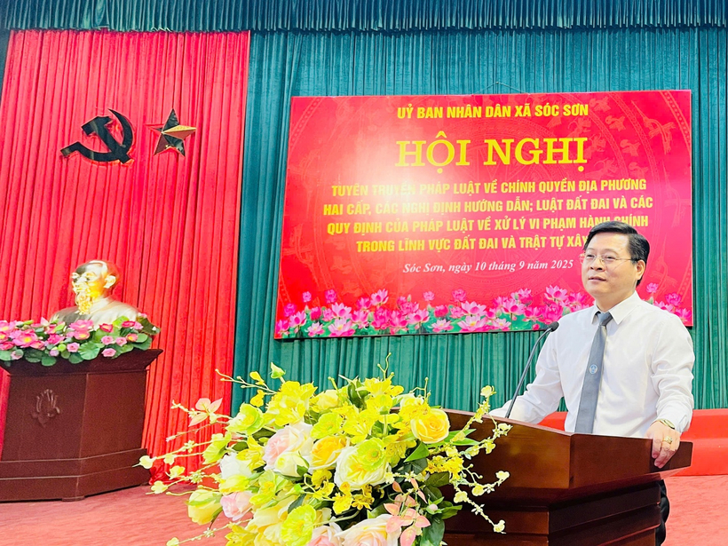 Luật sư Nguyễn Văn Hà phát biểu khai mạc hội nghị.