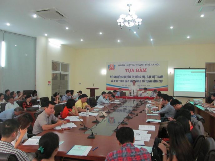 Tọa đàm về các chuyên đề nhượng quyền thương mại tại Việt Nam và vai trò luật sư trong tố tụng hình sự ngày 12,13/9/2015 29 IMG 3575