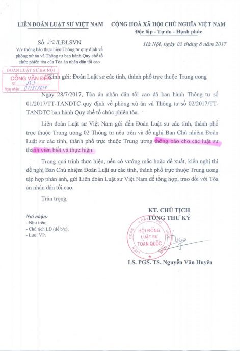 TB tt quy dinh ve xu an va thong tu ban hanh quy che 8 2017