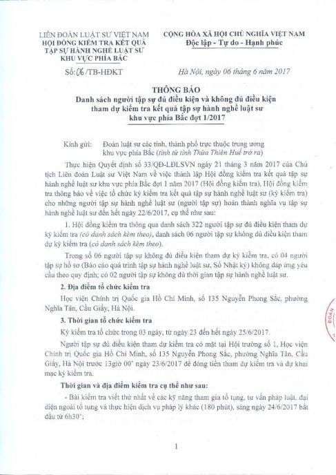 TB danh sách TSHNLS page 001