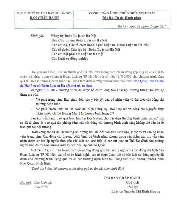 cong van cam on 27 7