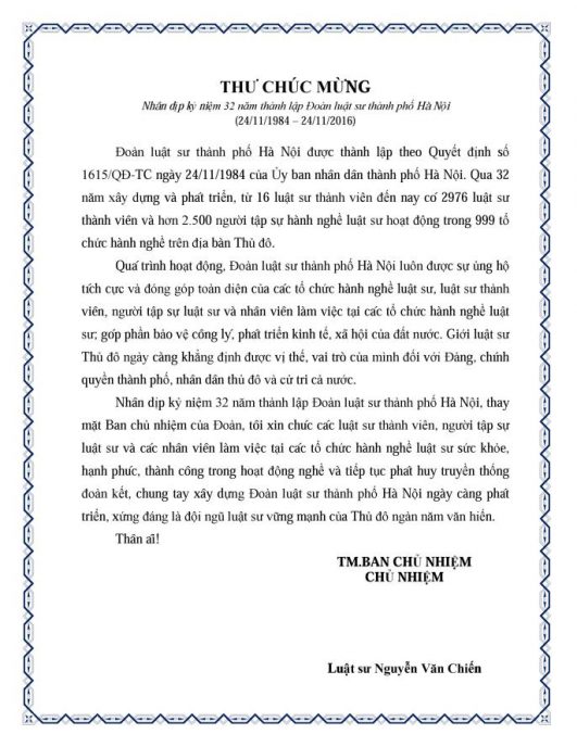thu chuc mung