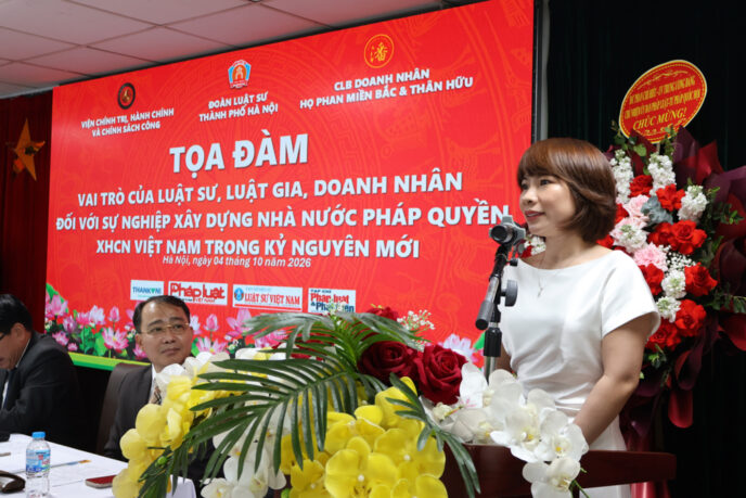 TỌA ĐÀM VỀ VAI TRÒ CỦA LUẬT SƯ, LUẬT GIA, DOANH NHÂN TRONG XÂY DỰNG NHÀ NƯỚC PHÁP QUYỀN 7 DN7