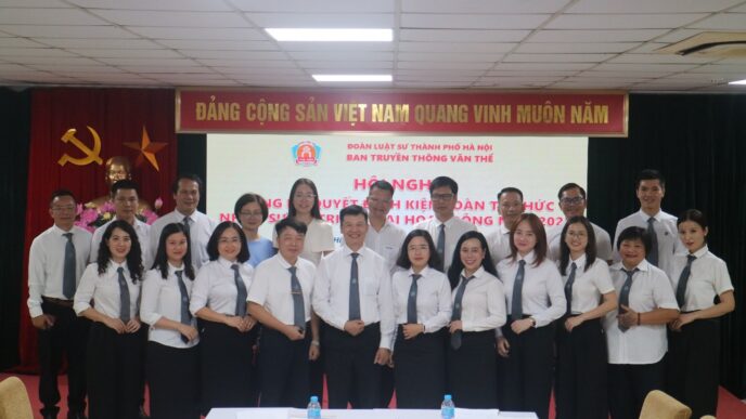 ĐOÀN LUẬT SƯ THÀNH PHỐ HÀ NỘI KIỆN TOÀN NHÂN SỰ BAN TRUYỀN THÔNG – VĂN THỂ 2 KTTT2
