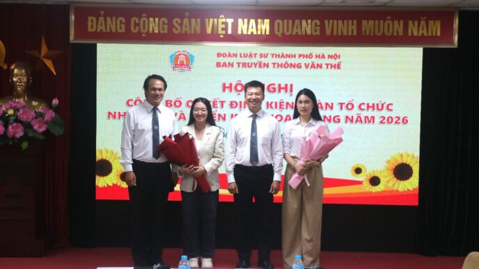 ĐOÀN LUẬT SƯ THÀNH PHỐ HÀ NỘI KIỆN TOÀN NHÂN SỰ BAN TRUYỀN THÔNG – VĂN THỂ 7 KTTT7