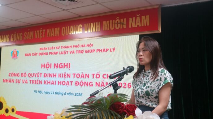BAN XÂY DỰNG PHÁP LUẬT VÀ TRỢ GIÚP PHÁP LÝ NHIỆM KỲ XI ĐOÀN LUẬT SƯ THÀNH PHỐ HÀ NỘI KIỆN TOÀN 2 TGPL2