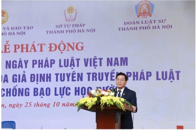 Đoàn Luật sư TP. Hà Nội cùng UBND xã Thư Lâm tổ chức phiên tòa giả định hưởng ứng Ngày Pháp luật Việt Nam 2 TGm3